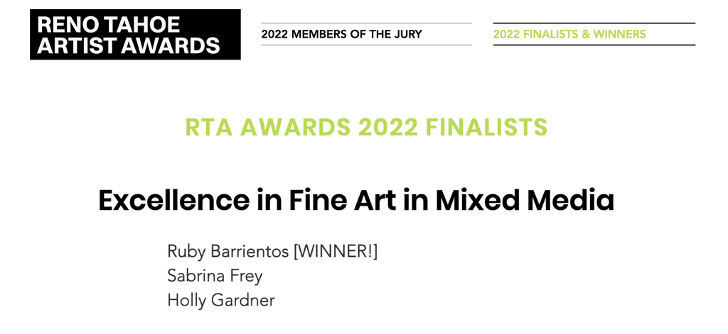 RTA AWARDS 2022 - Winner in Fine Art in Mixed Media